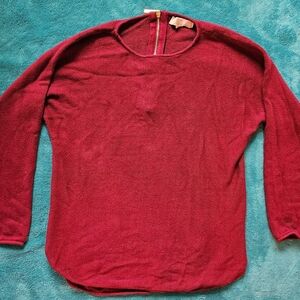 Michael Kors Red Crew Neck Sweater
